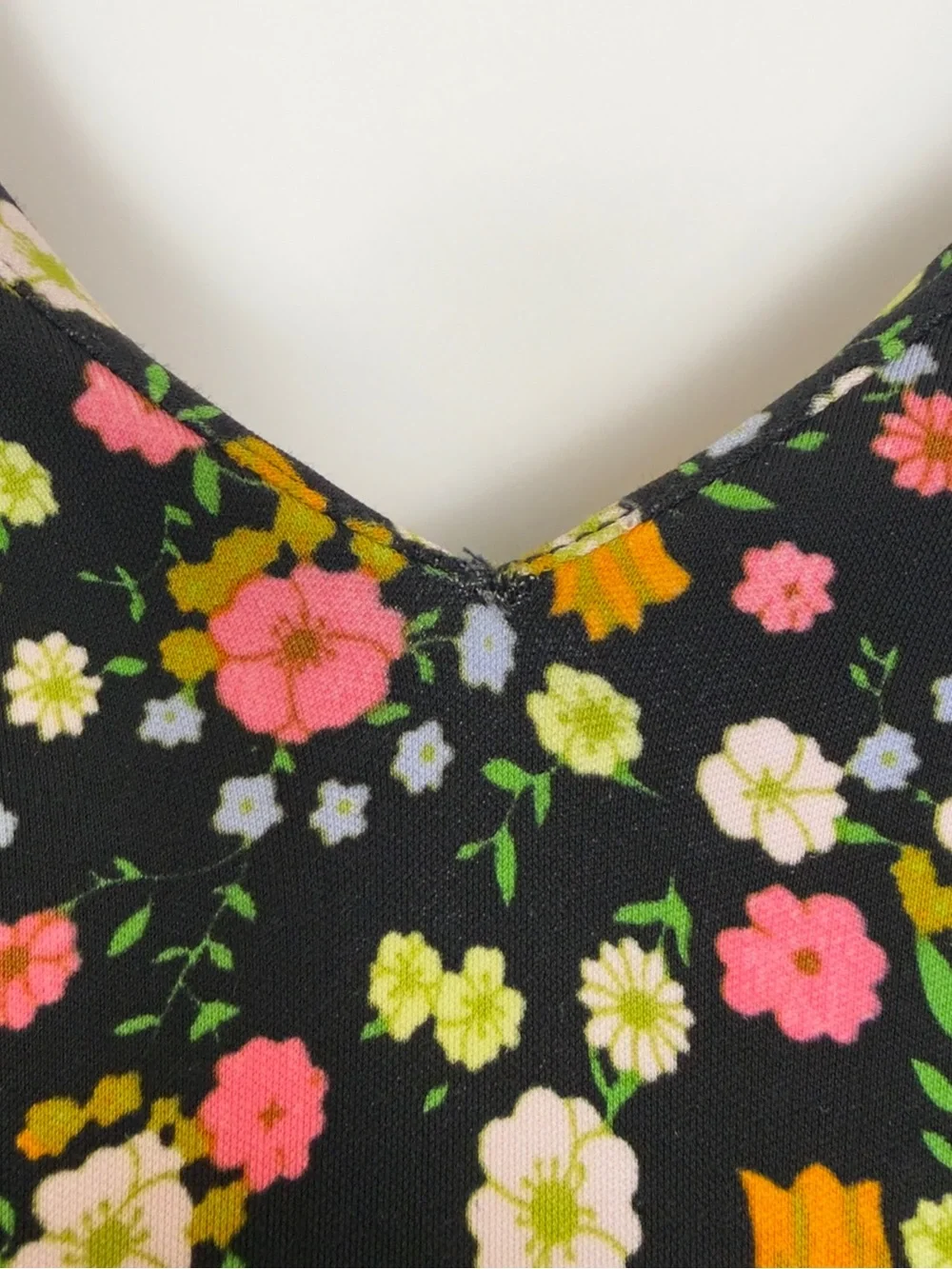 Tory Burch Juillet Vilette Ditsy Floral Midi Stretch Casual Dress Size Medium